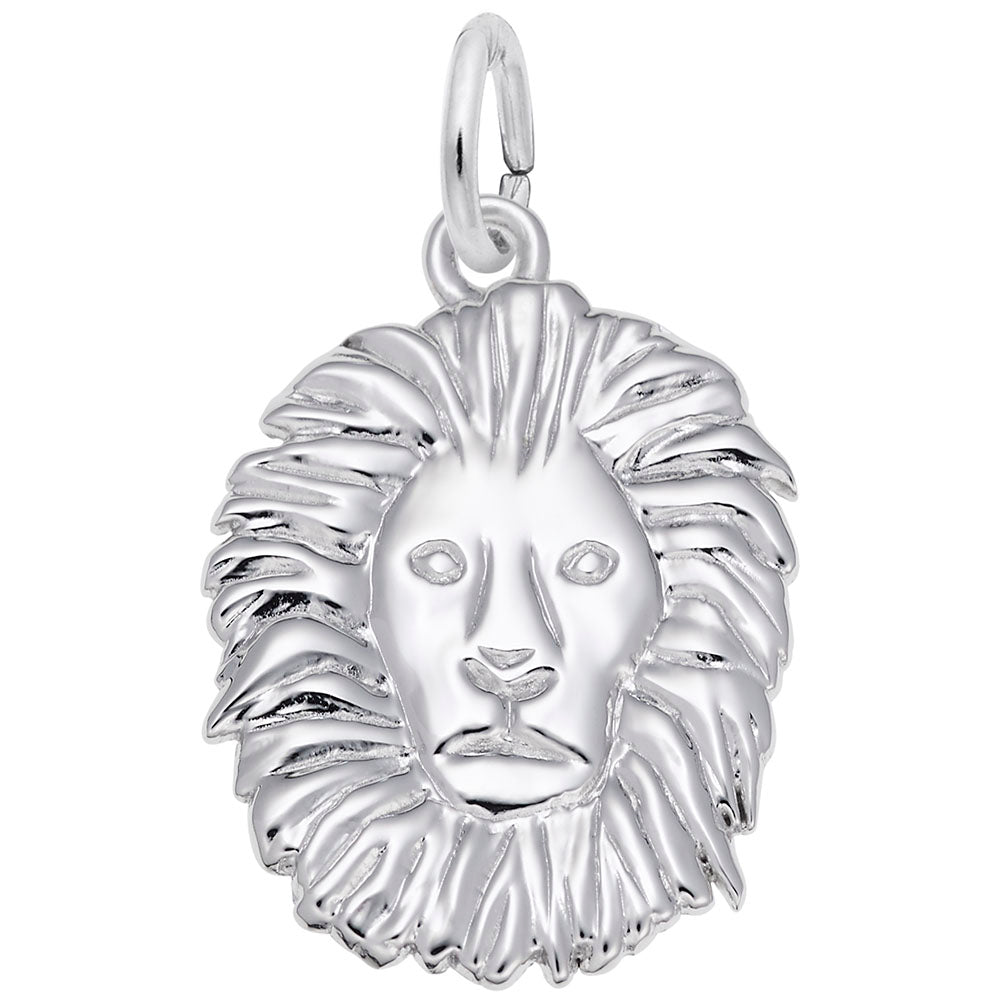 Elegant Lion Head Charm for Animal Lovers - Unique Zoo Jewelry 5254
