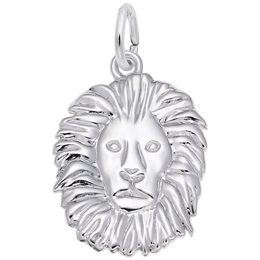 Elegant Lion Head Charm for Animal Lovers - Unique Zoo Jewelry 5254