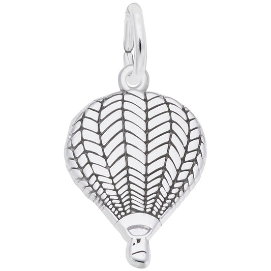 Flat Hot Air Balloon Charm for Travel Lovers - Rembrandt Charms 5318