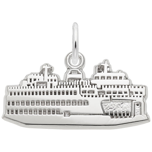 Washington State Ferry Charm - Nautical Jewelry for Sea Lovers 5336