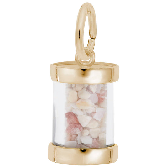 Island Sand Capsule Charm - Travel Keepsake for Adventure Lovers 5352