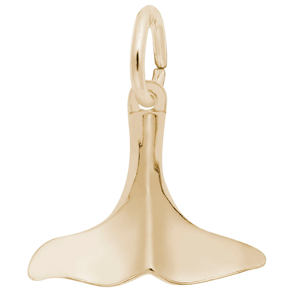 Orca Whale Tail Charm - Nautical Sea Life Jewelry Accessory 5359