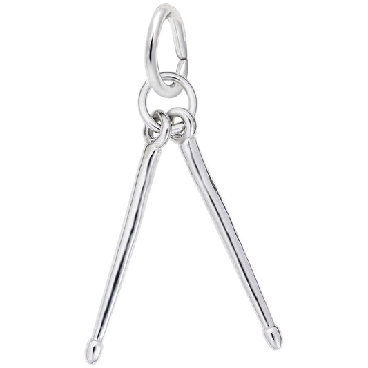 Drum Sticks Charm for Music Lovers - Perfect Gift for Musicians 5365