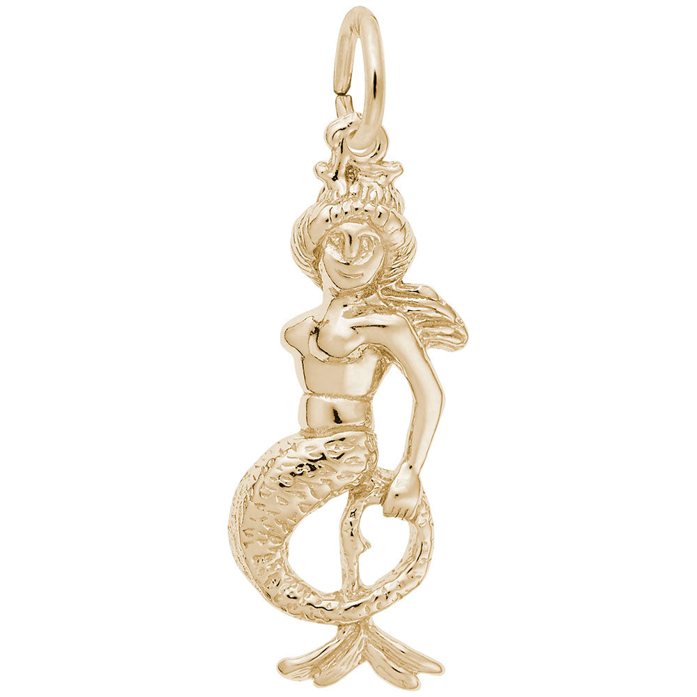 Enchanting Mermaid Charm for Nautical Jewelry & Sea Life Lovers 5381