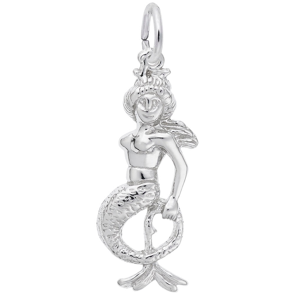 Enchanting Mermaid Charm for Nautical Jewelry & Sea Life Lovers 5381