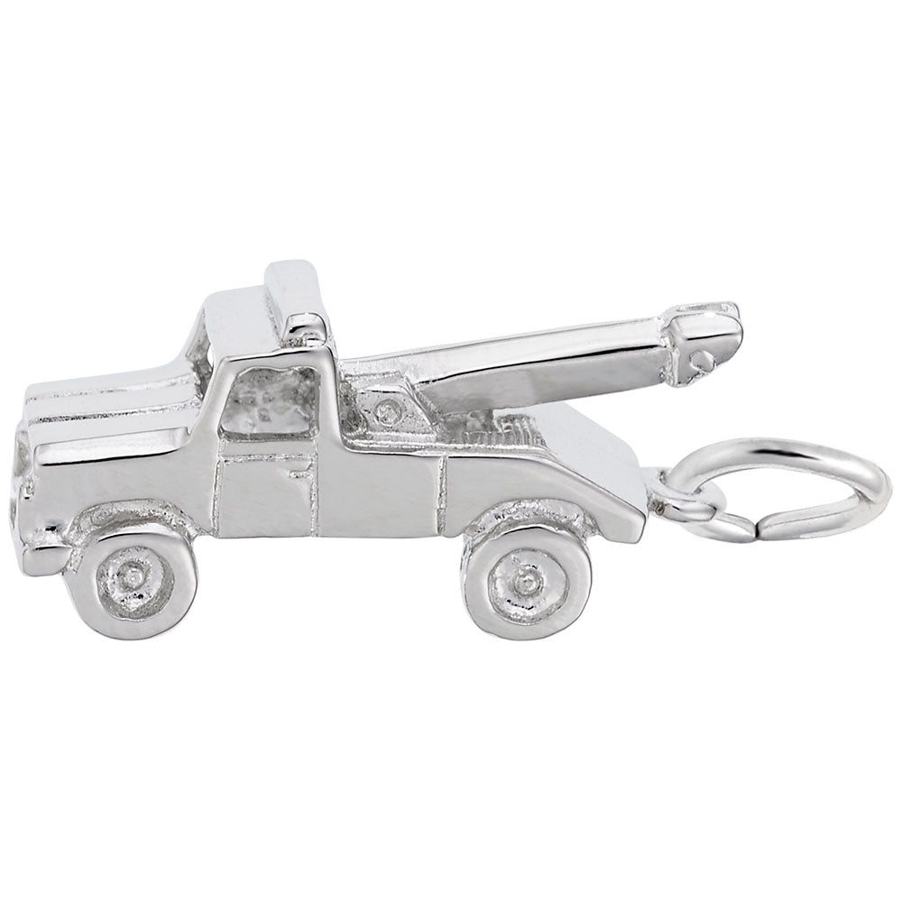 Tow Truck Charm for Bracelets - Unique Transportation Jewelry 5384