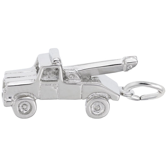Tow Truck Charm for Bracelets - Unique Transportation Jewelry 5384