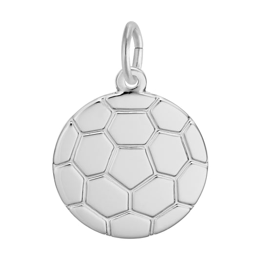 Flat Soccer Ball Charm