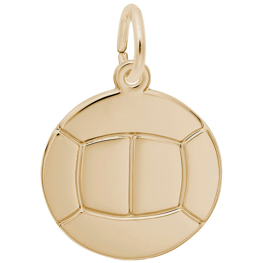 Flat Volleyball Charm - Perfect Accessory for Sports Lovers 5386