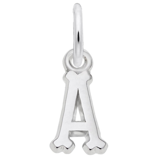 Small Serif Initial A Charm - Elegant Personalized Jewelry Piece 5420-001