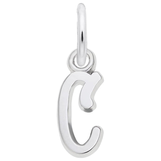 Small Serif Initial 'C' Charm - Elegant Personalized Jewelry 5420-003