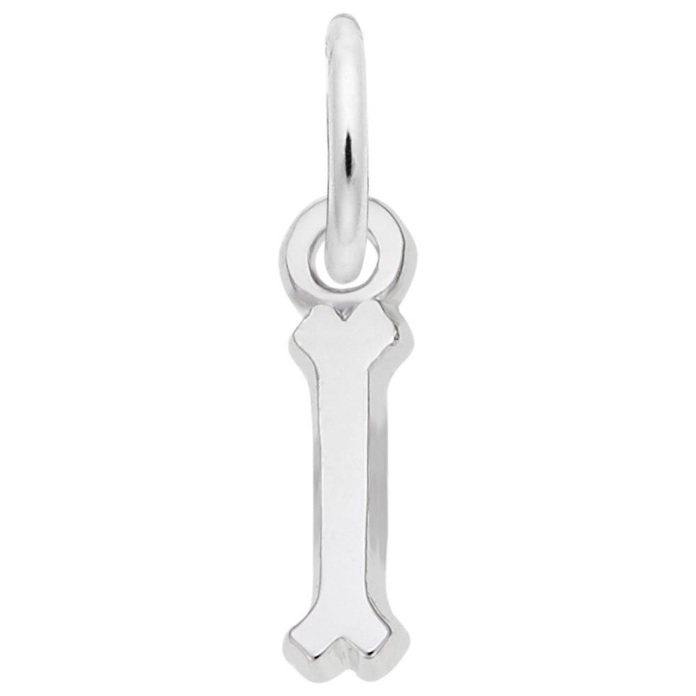 Small Serif Initial 'I' Charm - Elegant Personalized Jewelry 5420-009