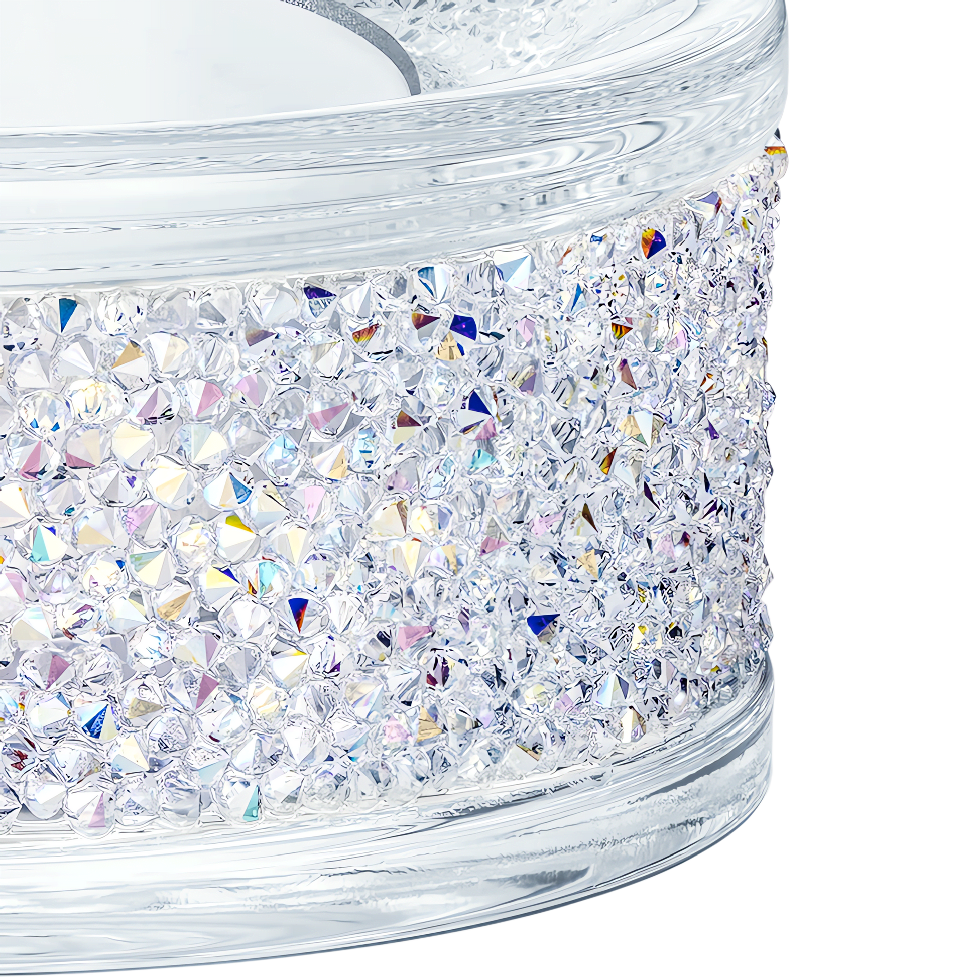 Shimmer tea light holder, Purple