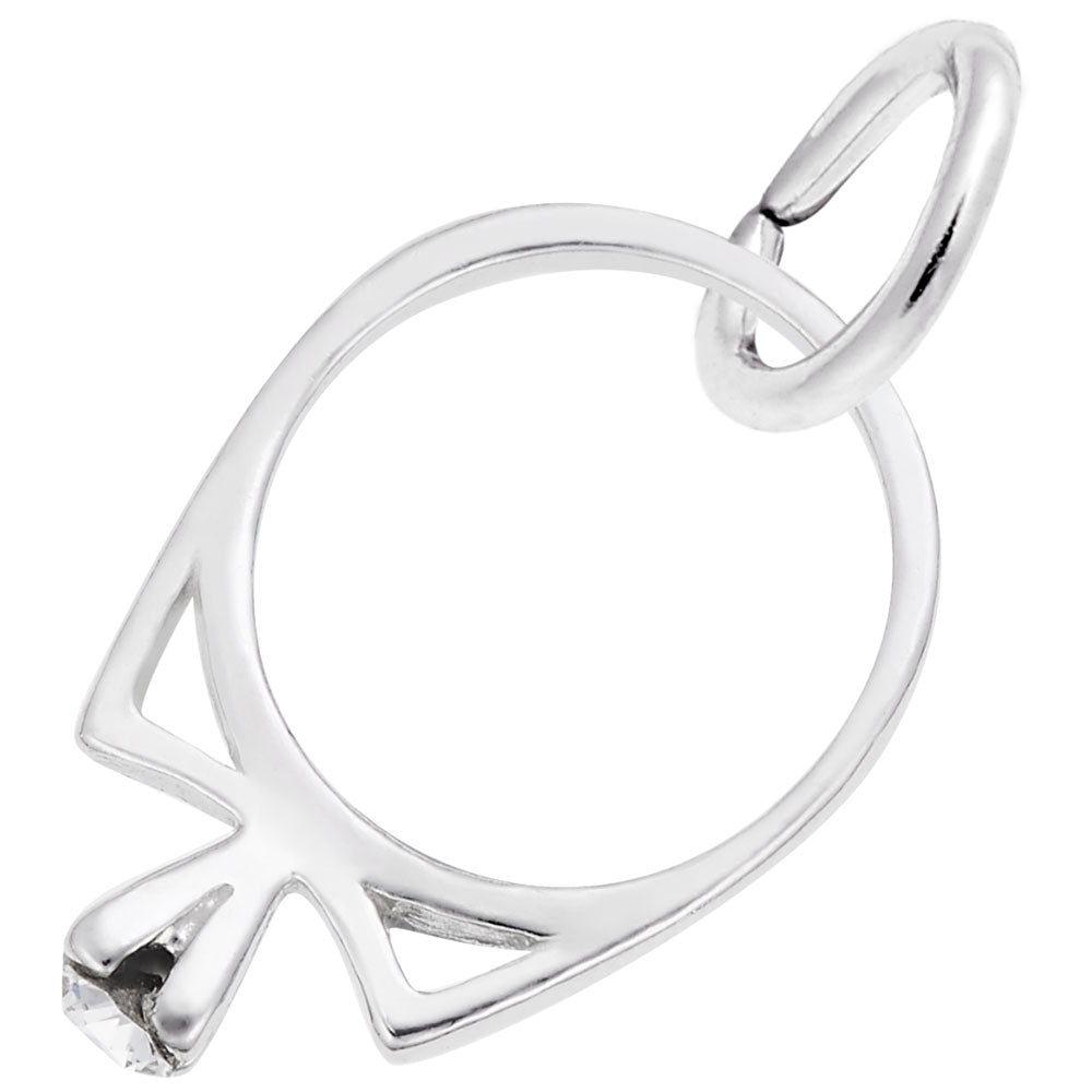 Elegant Engagement Ring Charm for Special Occasions Jewelry 5489