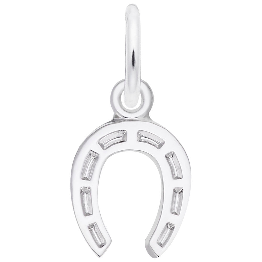 Good Luck Horseshoe Accent Charm for Gaming & Jewelry Design 5491
