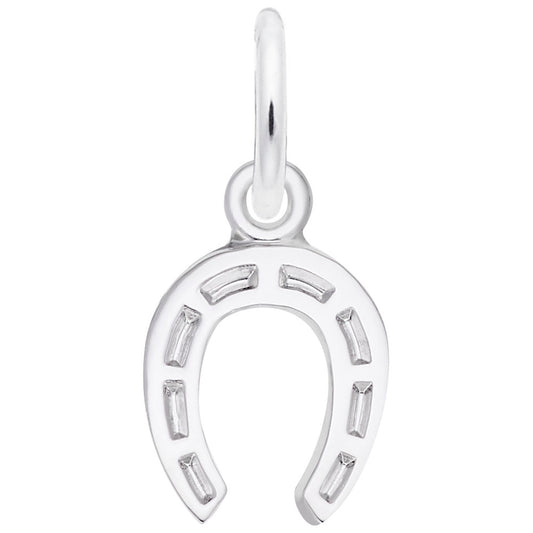 Good Luck Horseshoe Accent Charm for Gaming & Jewelry Design 5491