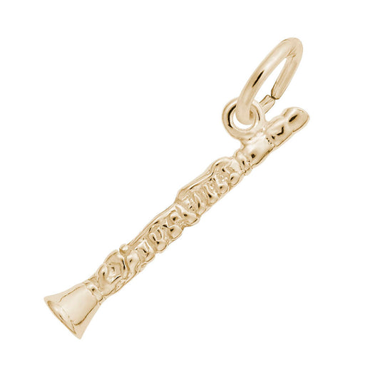 Clarinet Accent Charm for Music Lovers - Unique Jewelry Gift 5550