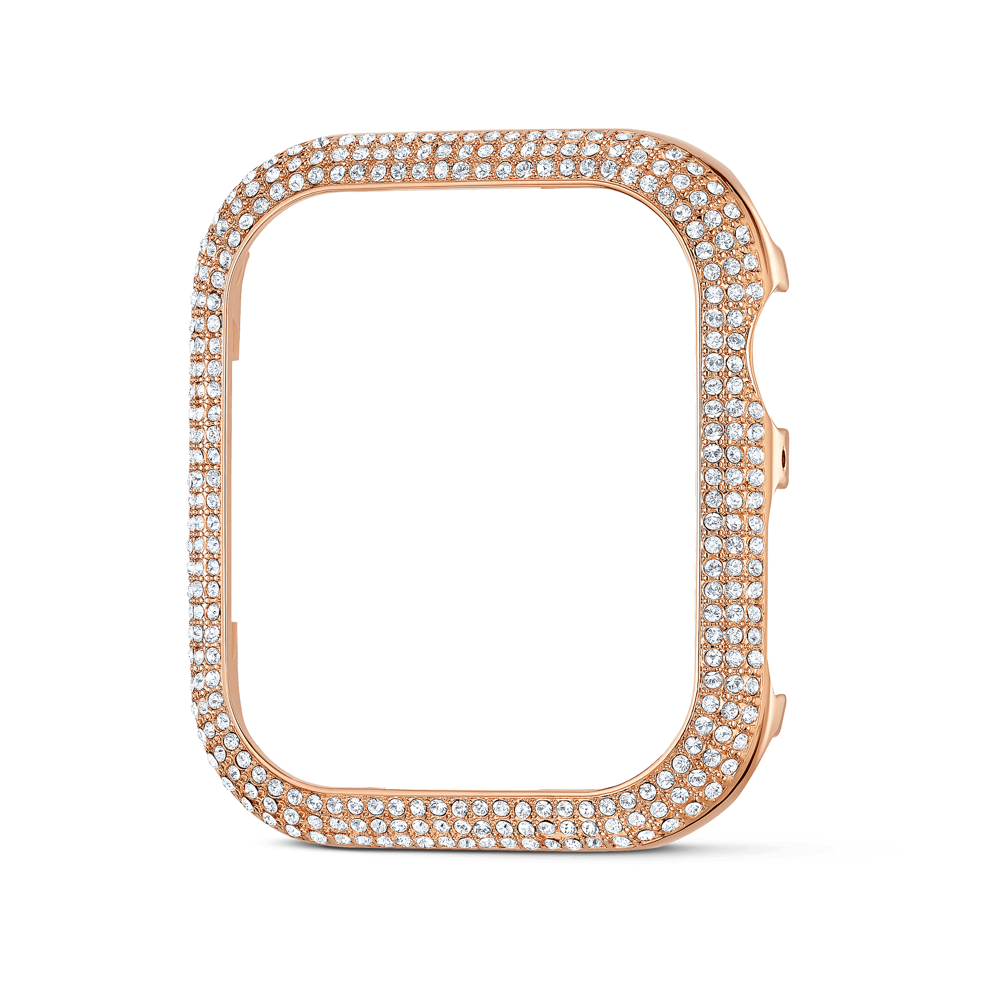 Sparkling case, For Apple Watch® Series 4 & 5, 40 mm, Rose gold tone