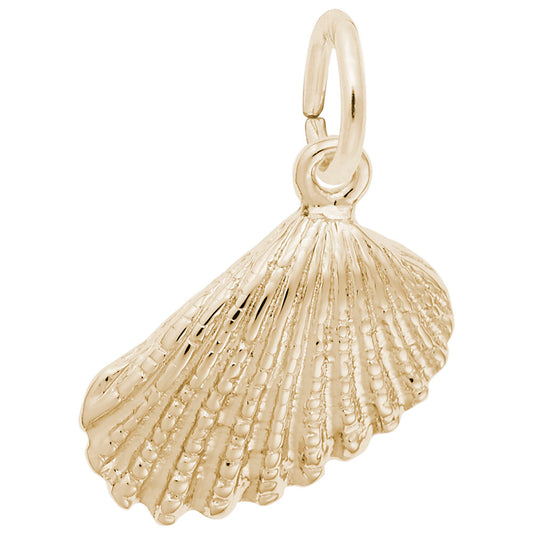 Angel Wing Shell Charm - Nautical Sea Life Jewelry Accessory 5613