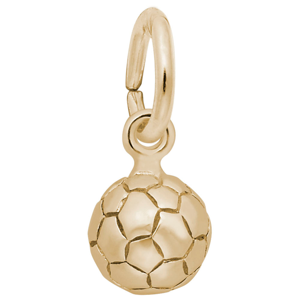 Soccer Ball Accent Charm for Sports Jewelry - Rembrandt Charms 5633