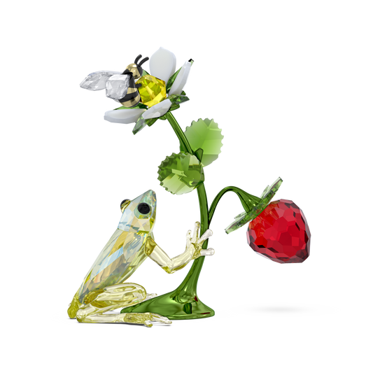 Swarovski Idyllia Frog, Bee and Strawberry