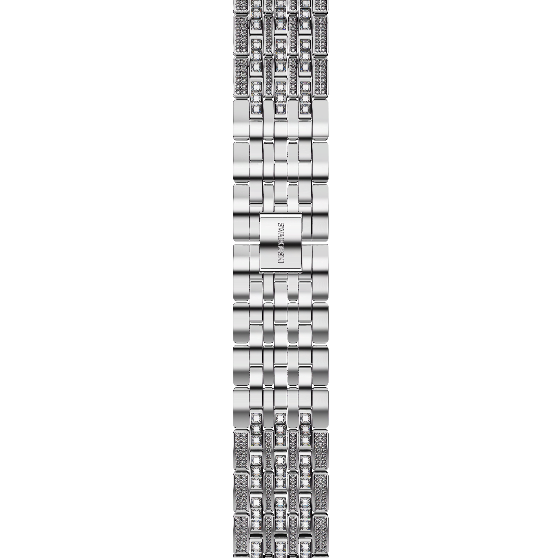 Princess strap, For Apple Watch® 40mm & 41mm, Silver tone, Stainless steel