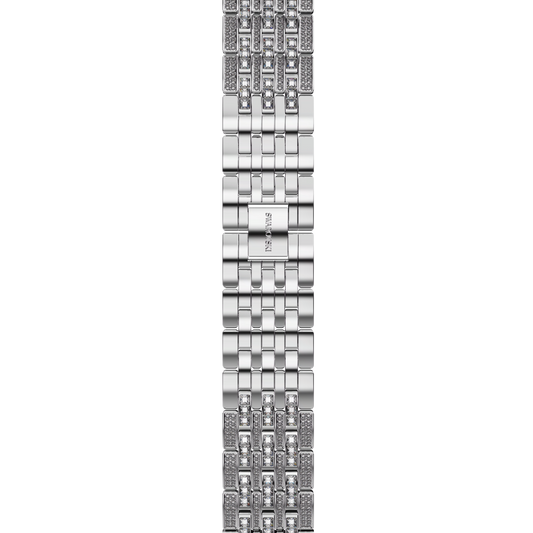 Princess strap, For Apple Watch® 40mm & 41mm, Silver tone, Stainless steel