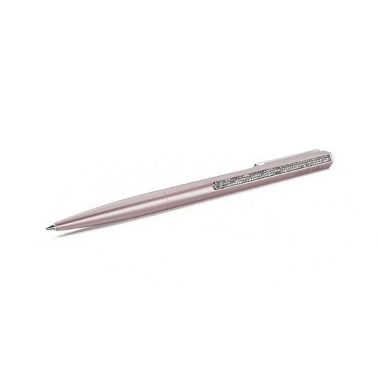 Swarovski Crystal Shimmer ballpoint pen, Pink lacquered, Chrome plated