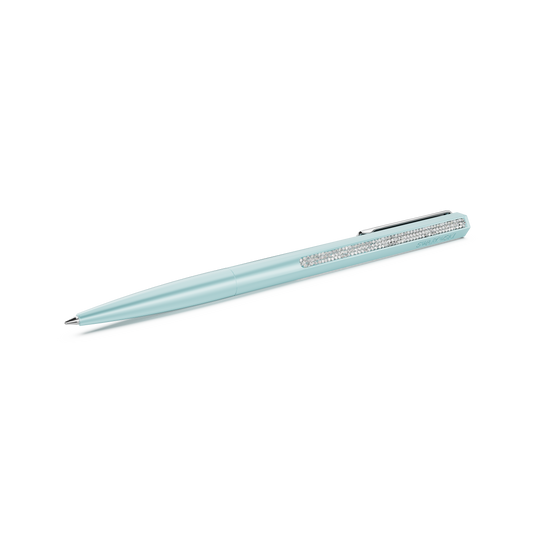 Swarovski Crystal Shimmer ballpoint pen, Blue lacquered, Chrome plated