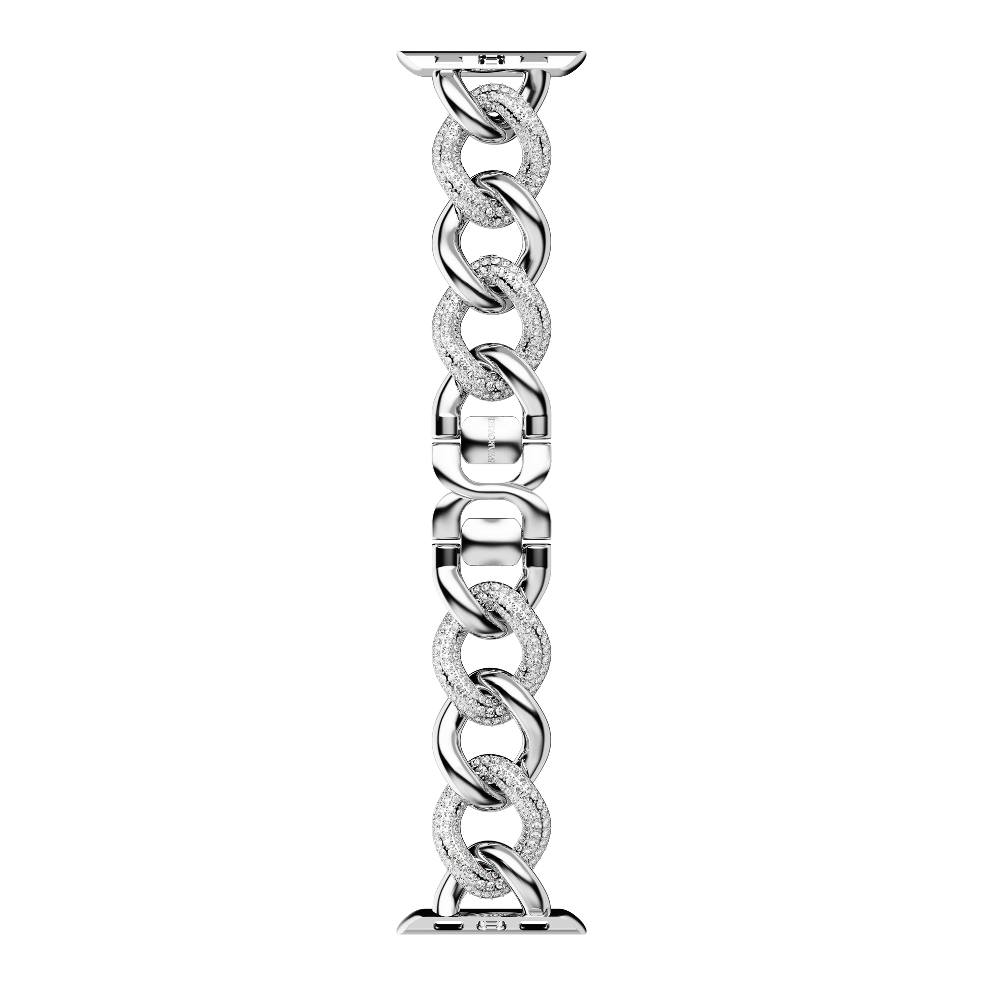 Chain strap, For Apple Watch® 40mm & 41mm, Silver tone, Stainless steel