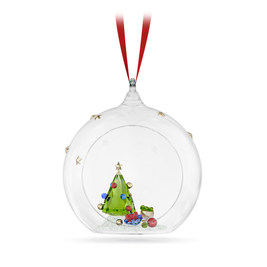 Swarovski Holiday Cheers Tree and Gifts Ball Ornament