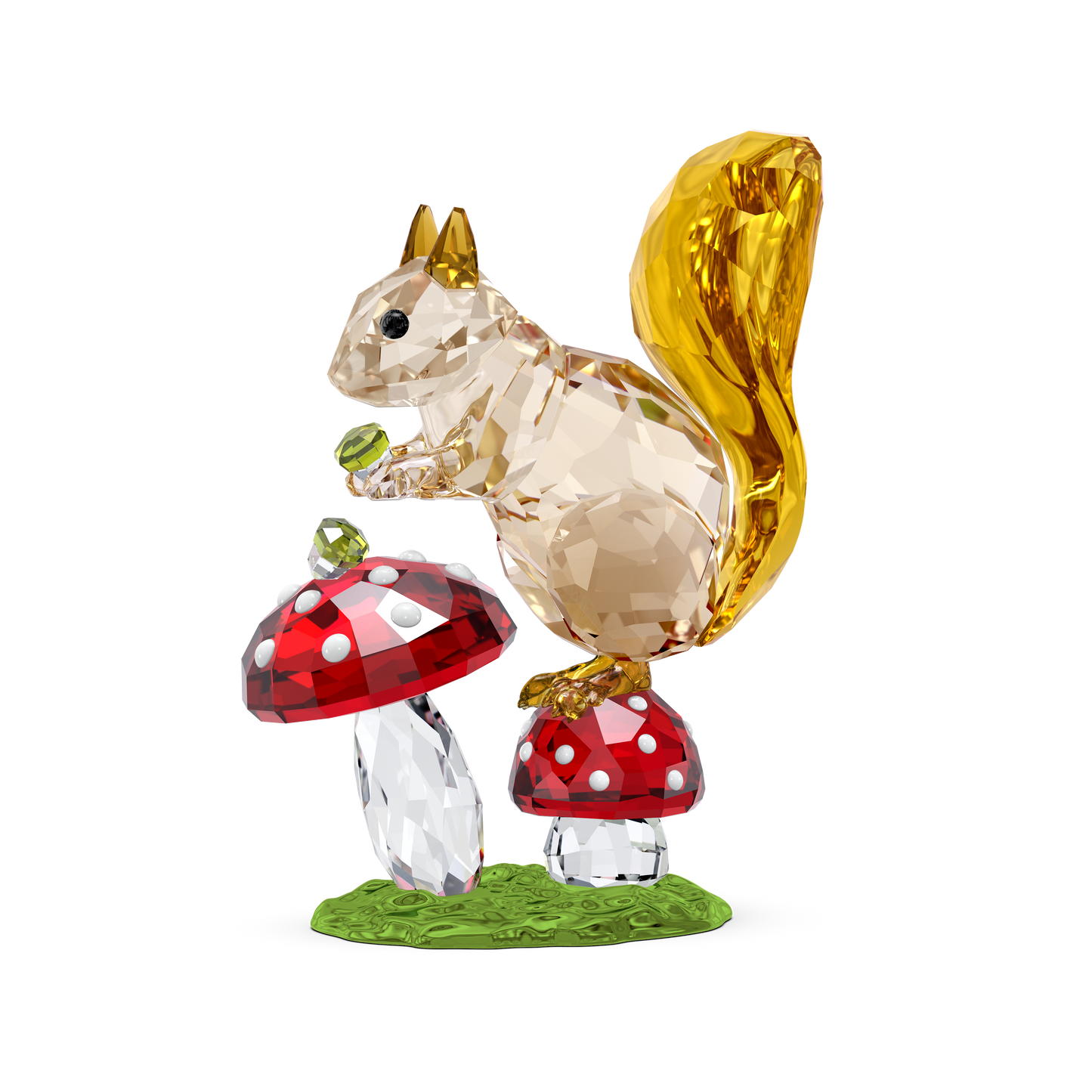 Swarovski Idyllia Squirrel and Mushrooms