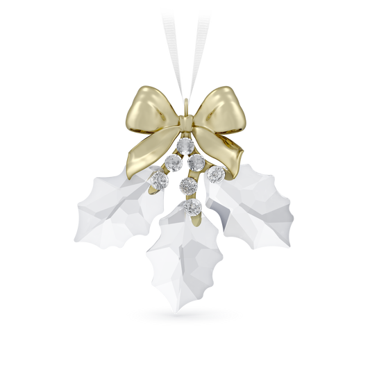 Swarovski Holiday Magic Holly Leaves Ornament