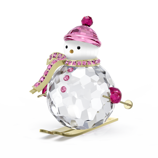 Swarovski Holiday Cheers Dulcis Snowman, Pink