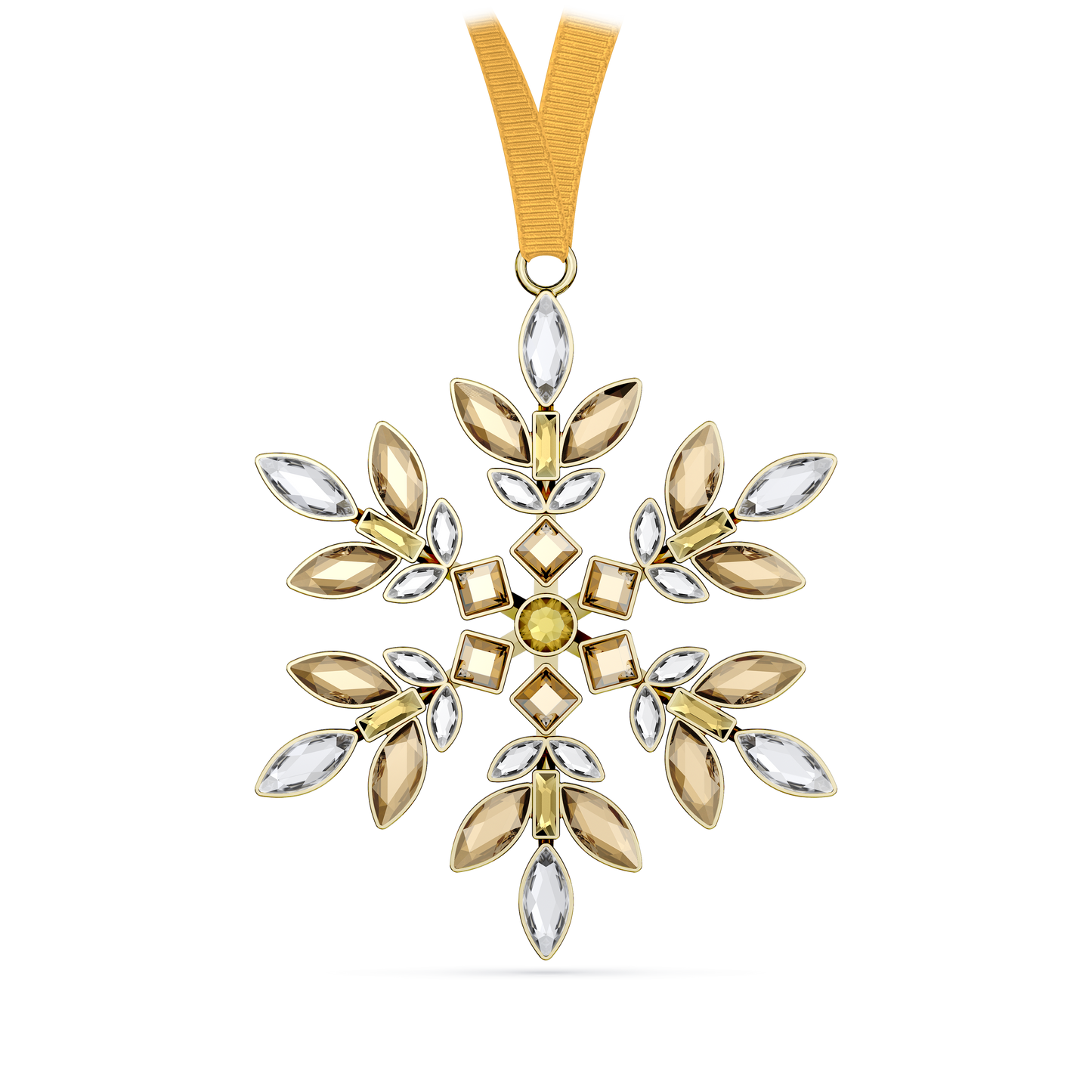Swarovski Gema Holiday Ornament, Yellow