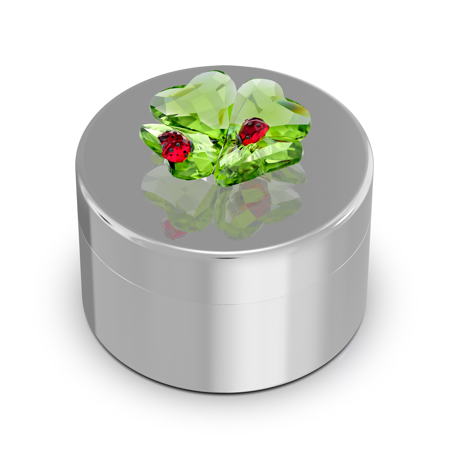 Swarovski Idyllia Clover and Ladybug Decorative Box