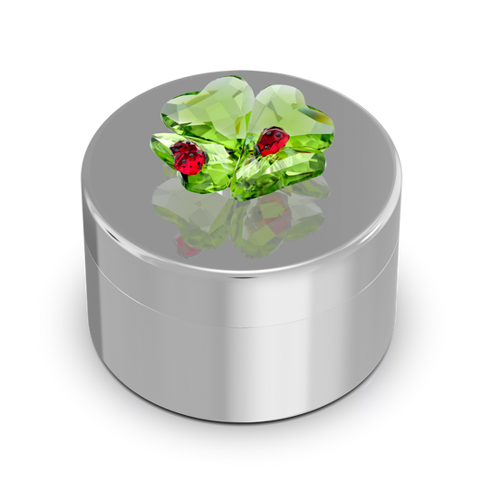 Swarovski Idyllia Clover and Ladybug Decorative Box