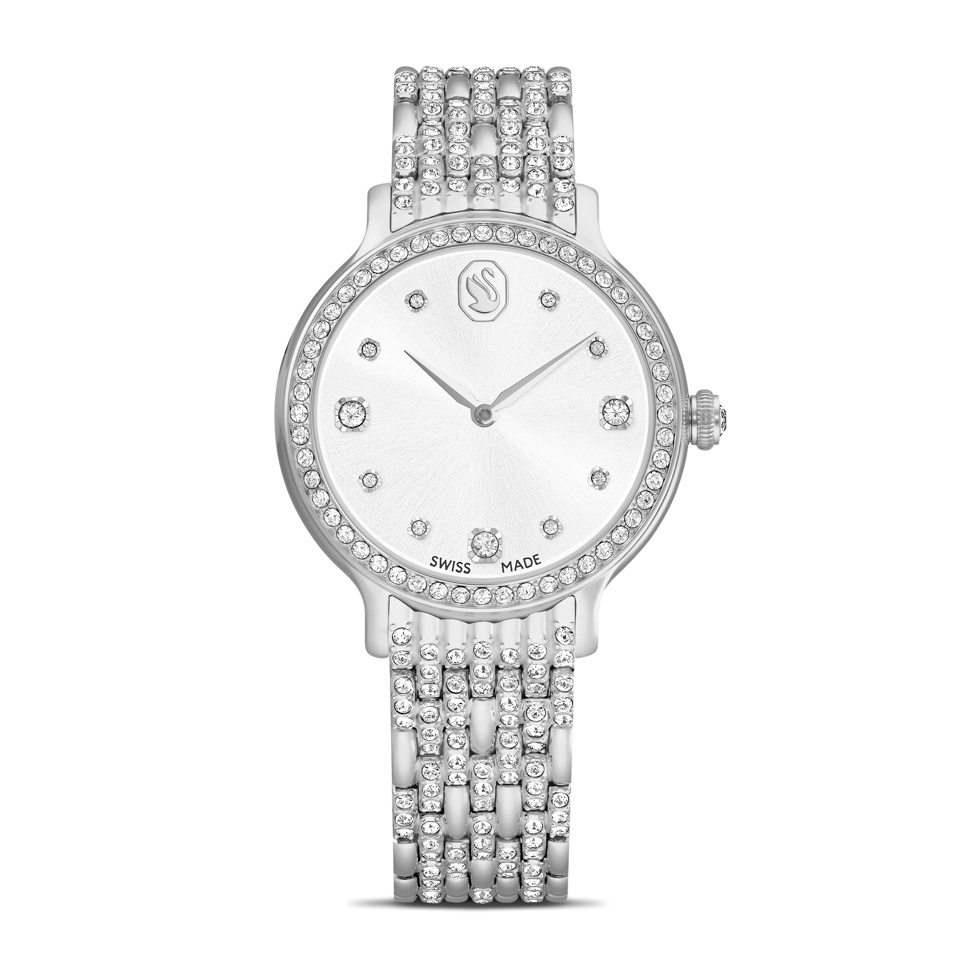 Imber watch, Swiss Made, Metal bracelet, Silver tone, Stainless Steel