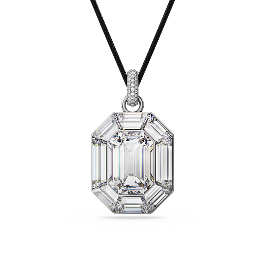Swarovski Lucent pendant, Octagon cut, White