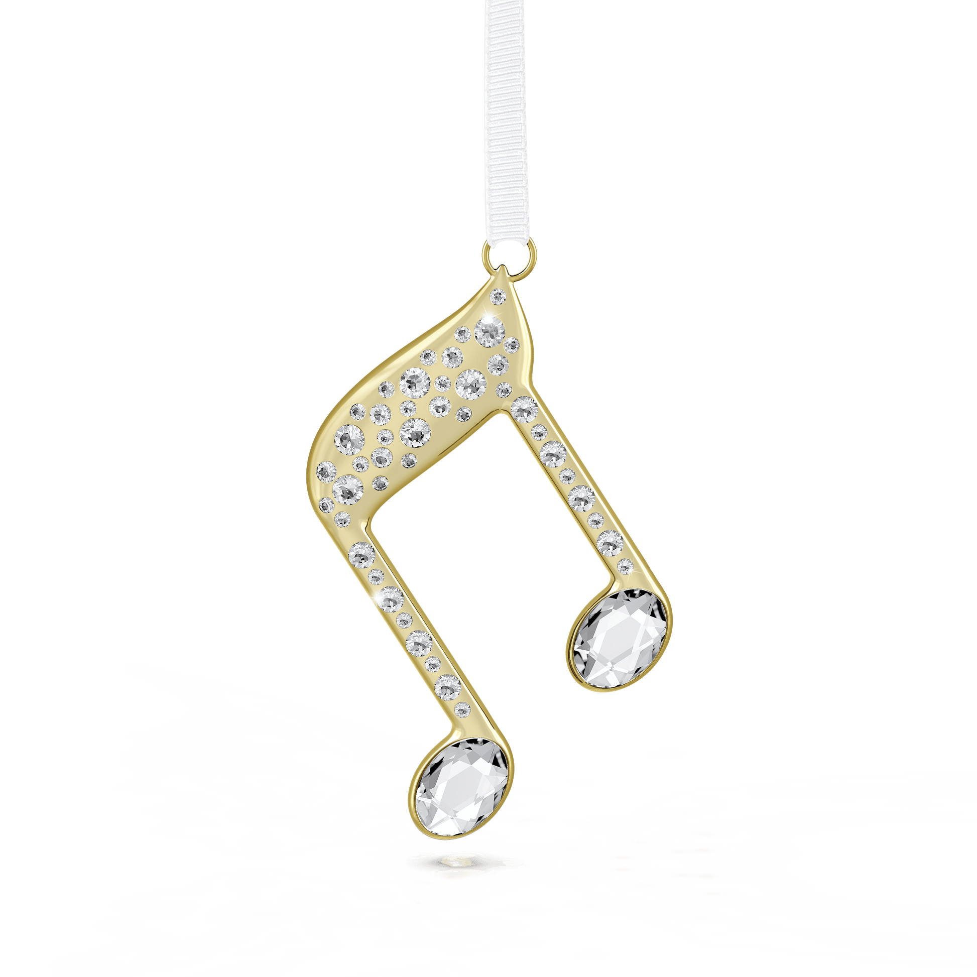Holiday Magic Double Music Note Ornament