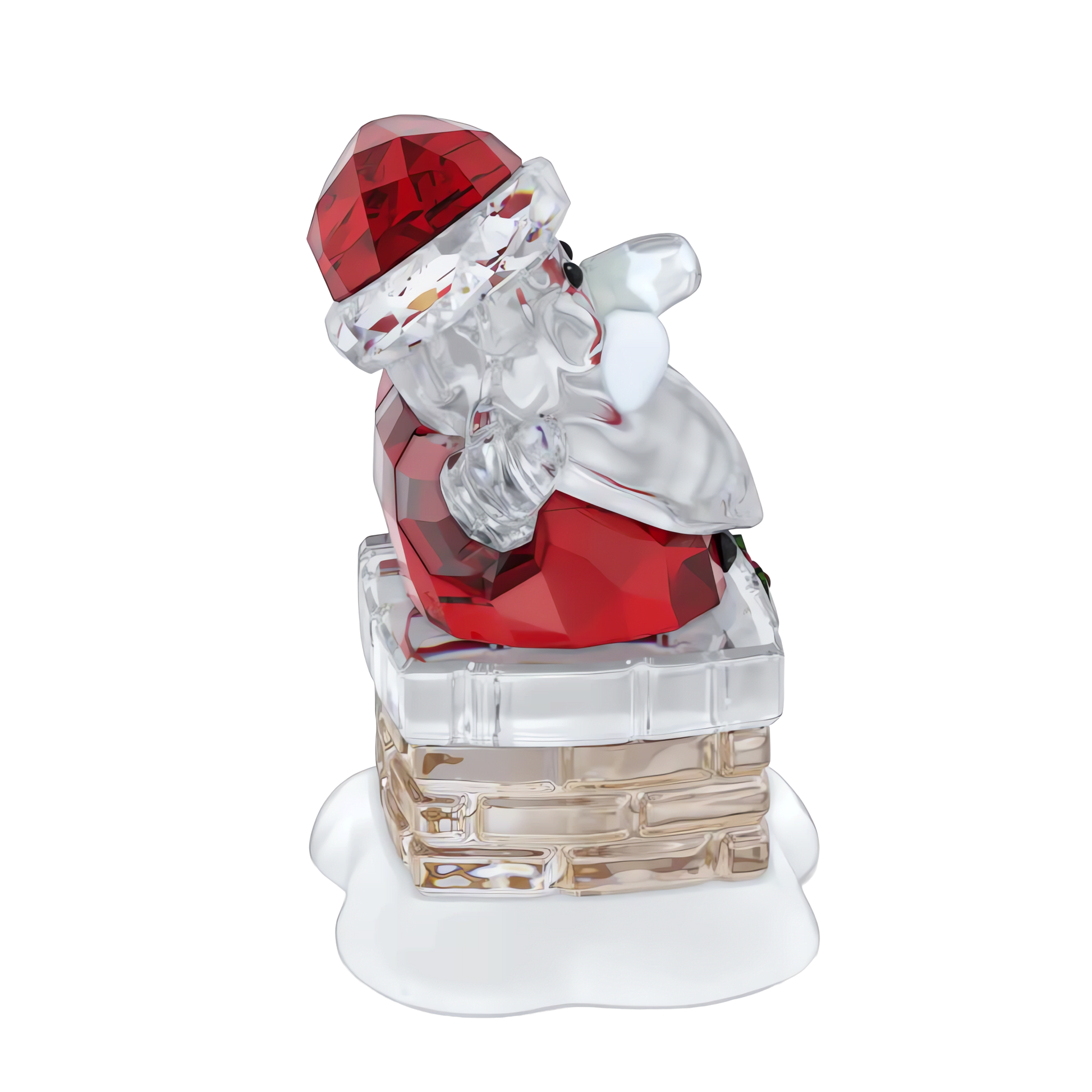 Holiday Cheers Santa Claus and Chimney
