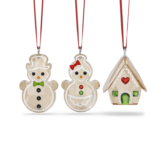 Holiday Cheers Gingerbread Ornament Set
