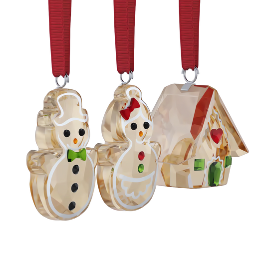 Holiday Cheers Gingerbread Ornament Set