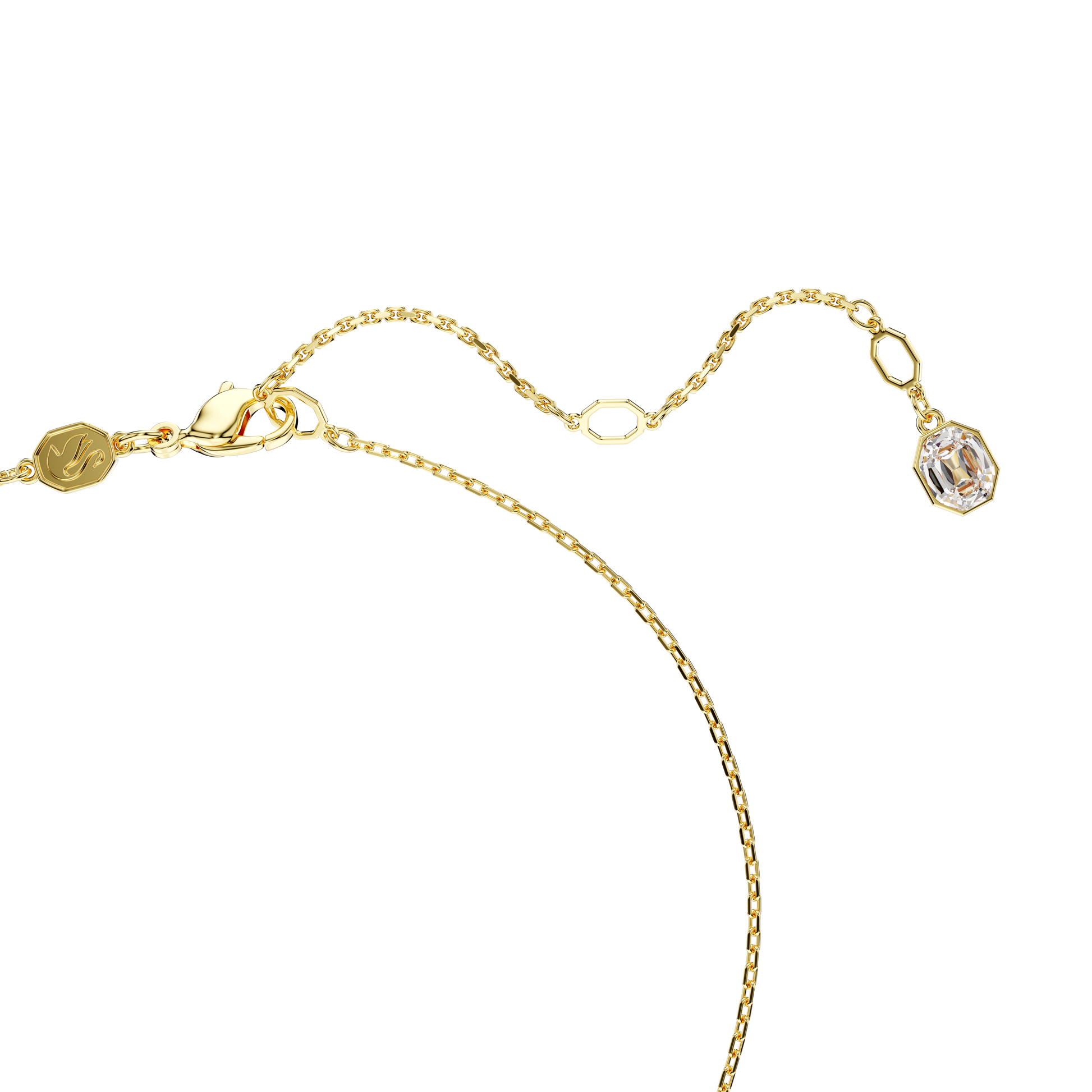 Symbolica pendant, Evil eye, Blue, 18K gold finish