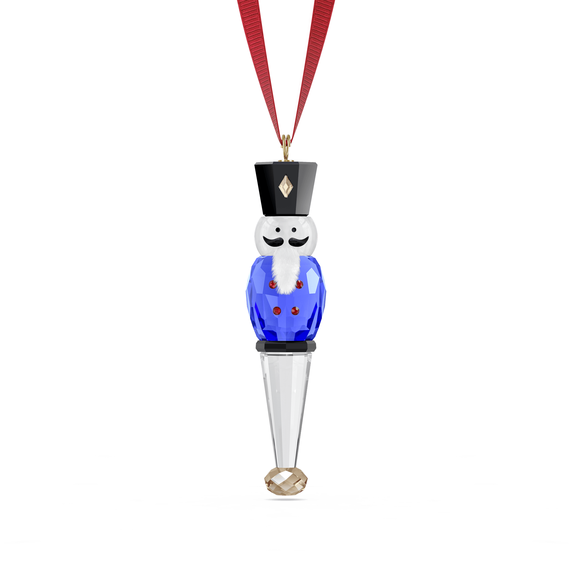 Holiday Cheers Nutcracker Ornament, Blue