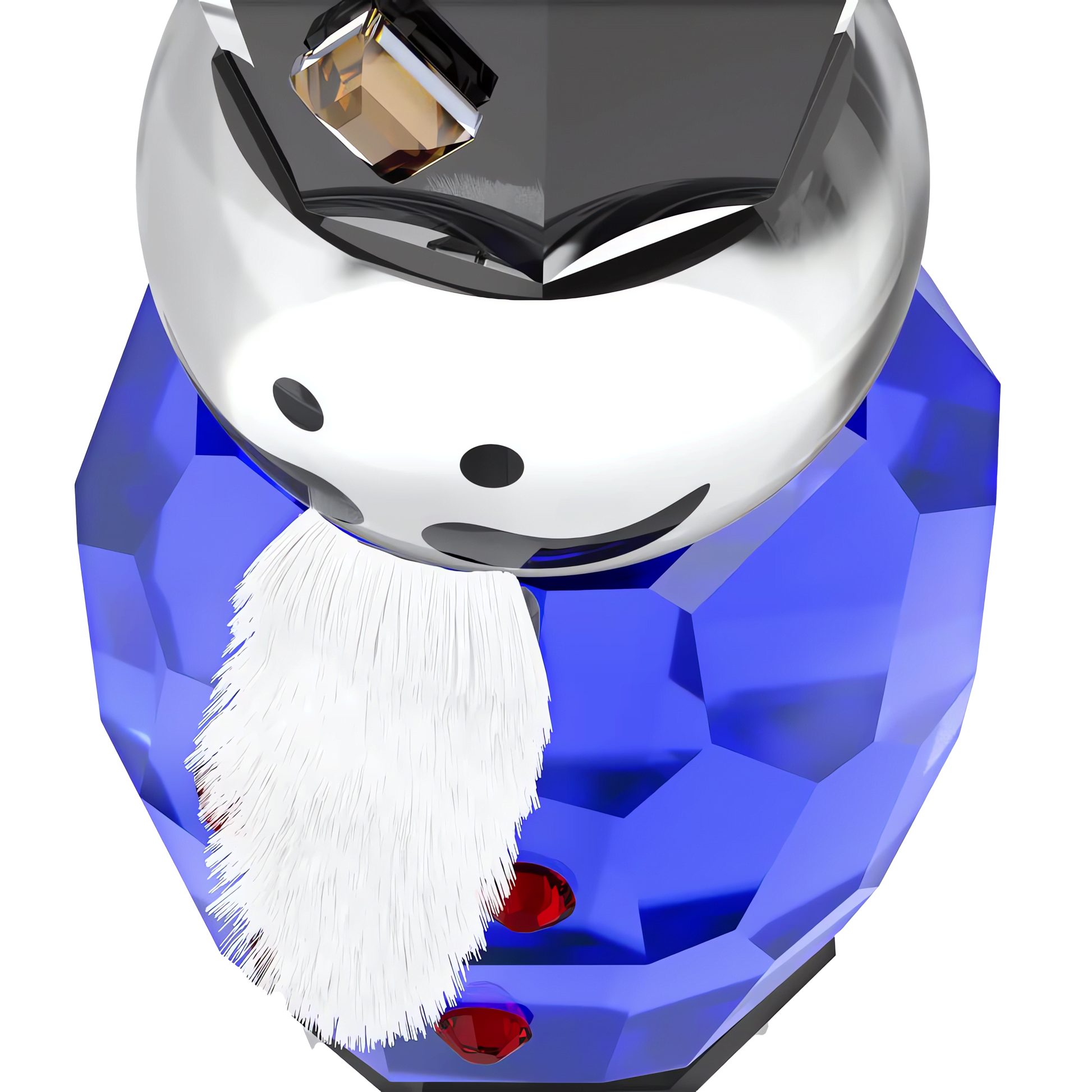 Holiday Cheers Nutcracker Ornament, Blue