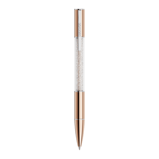 Crystalline ballpoint pen, Rose gold tone, Rose gold-tone plated