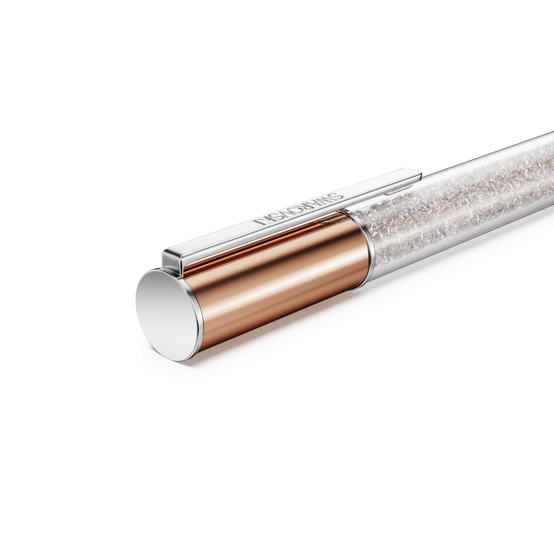 Crystalline ballpoint pen, Rose gold tone, Rose gold-tone plated