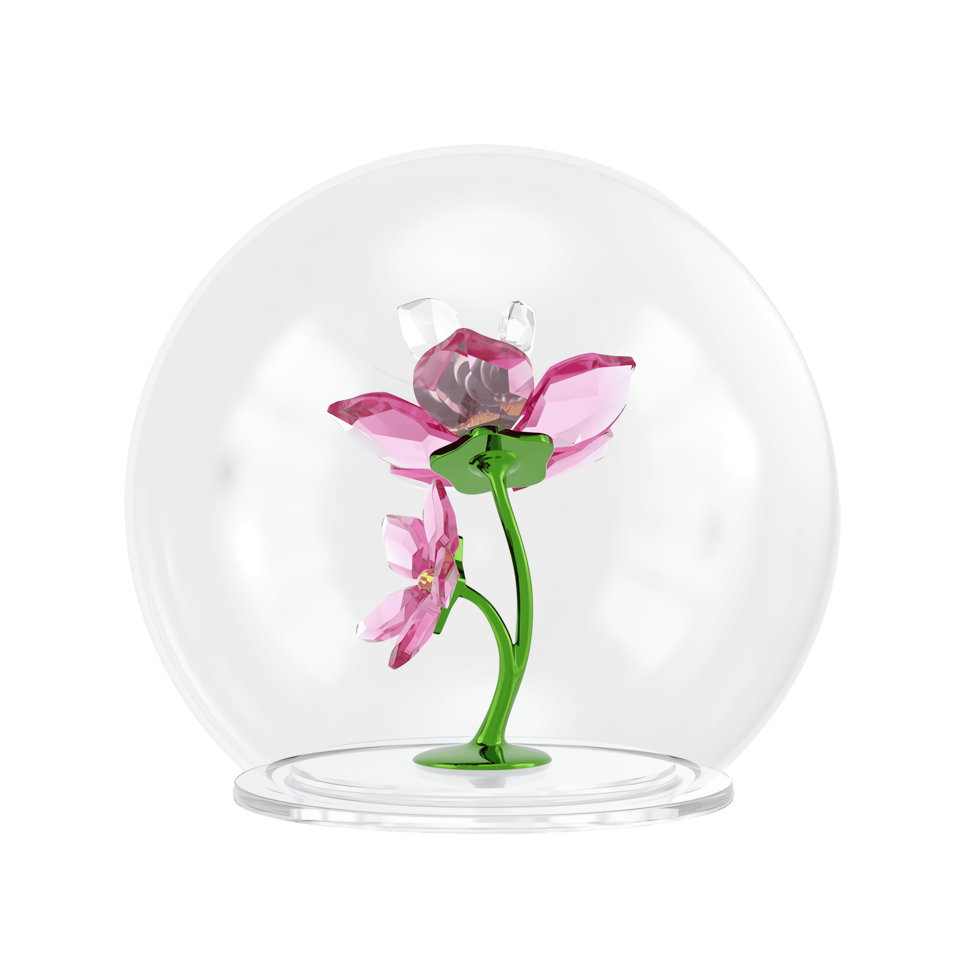 Idyllia Glass Ball Bee and Flowers