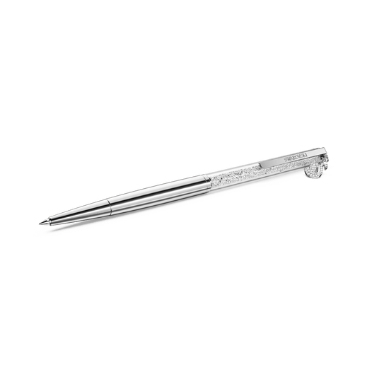 Crystalline ballpoint pen, Swan, Chrome plated